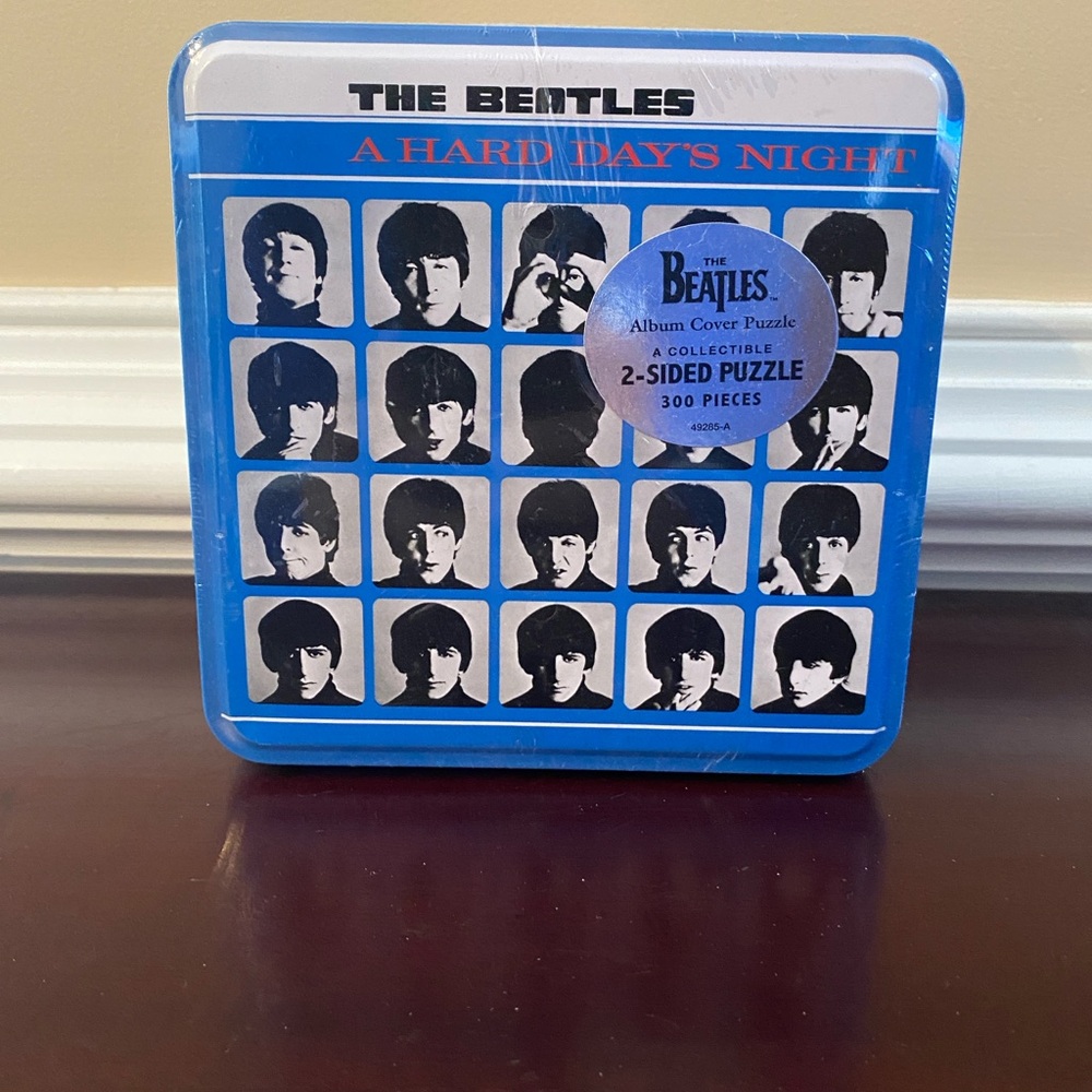 The Beatles A Hard Day’s Night Album Cover 2-Sided 300 Piece Puzzle New Sealed